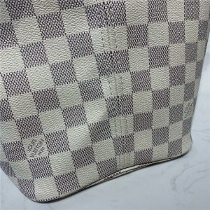 Louis Vuitton Damier Azur Neverfull Replica MM Rose Ballerine