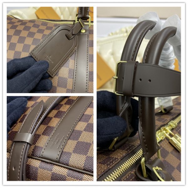 Louis Vuitton Keepall Bandouliere 55 Damier Canvas