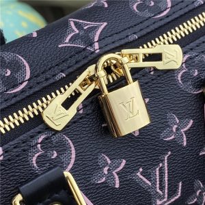 Louis Vuitton Speedy Bandouliere 25 Black Replica Handbag