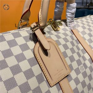 Louis Vuitton Keepall Bandouliere 55 Replica Damier Azur Canvas