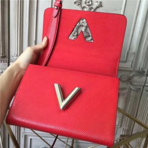 Louis Vuitton Twist MM Coquelicot