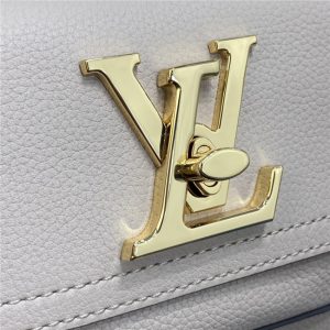 Louis Vuitton Lockme Bucket Greige