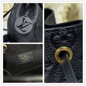 Louis Vuitton Montsouris Backpack Replica Monogram Empreinte Black