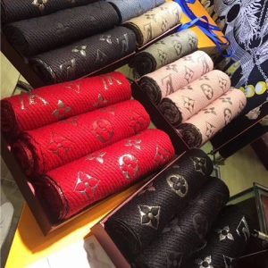 Louis Vuitton Logomania Shine Scarf (Varied Colors)