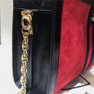 Gucci Ophidia GG Suede Small Shoulder Bag