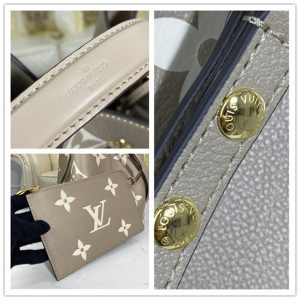 Louis Vuitton NeoNoe MM Monogram Empreinte Leather Turtledove