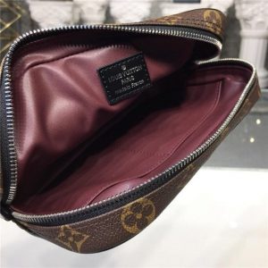 Louis Vuitton Toilet Pouch PM Monogram Macassar Canvas Replicas