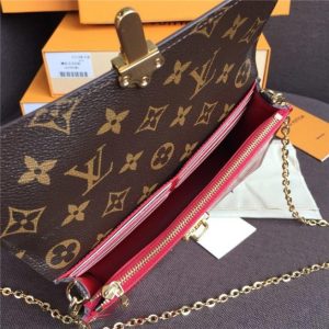 Louis Vuitton Cherrywood Chain Wallet Patent Leather (Varied Colors)