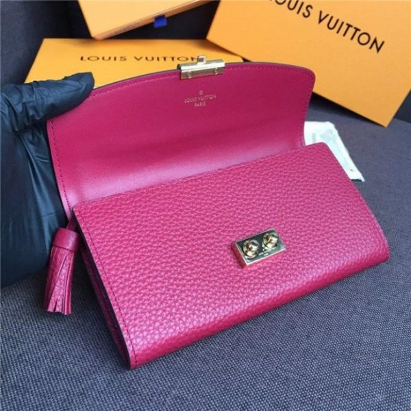 Louis Vuitton Croisette Wallet Damier Ebene Lie De Vin