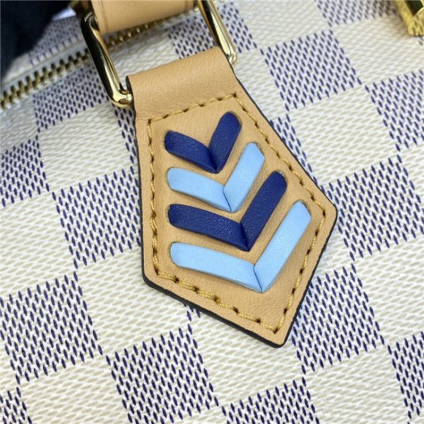 Louis Vuitton Speedy Bandouliere 30 Damier Azur Replica Canvas Blue