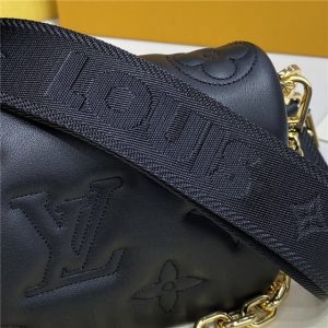 Louis Vuitton Wallet on Strap Bubblegram Black