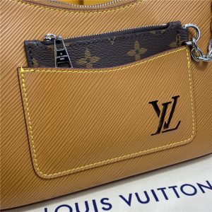 Louis Vuitton Marelle Fake Epi Leather Bag Honey Gold