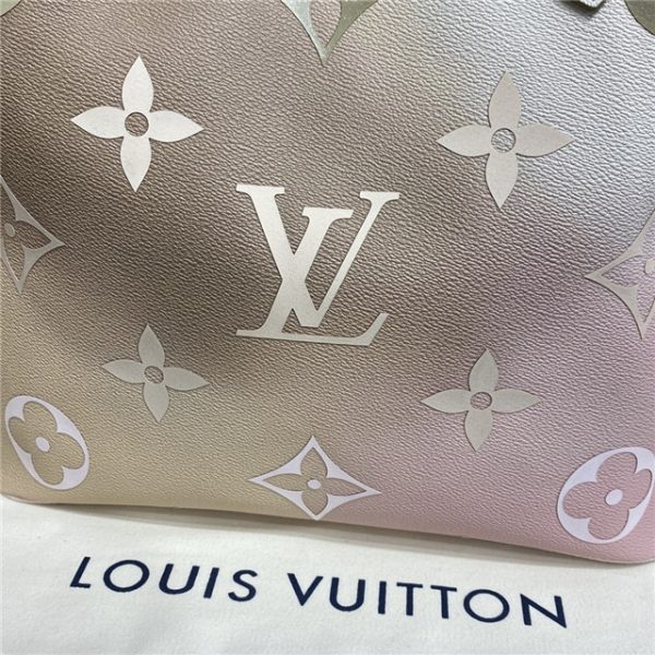 Louis Vuitton Neverfull MM Replica Sunset Khaki Tote