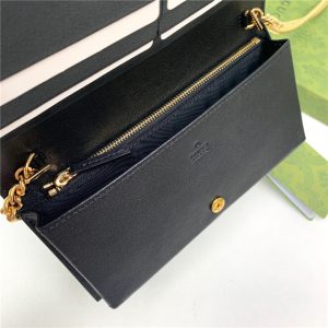 Gucci GG Wallet With Chain (Varied Colors)