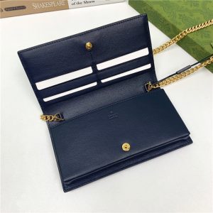 Gucci GG Wallet With Chain (Varied Colors)