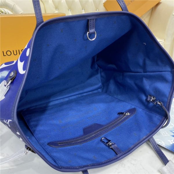 LV Escale Neverfull MM Bleu