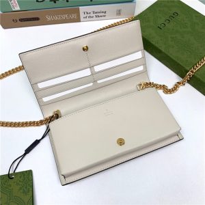 Gucci GG Wallet With Chain (Varied Colors)