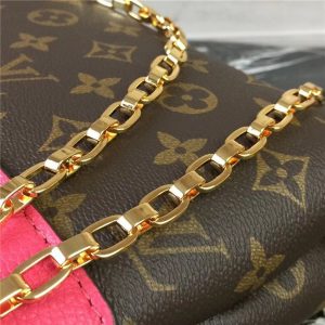 Louis Vuitton Pallas Chain Rose Litchi