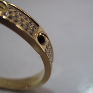 Cartier Love Bracelet Yellow Gold Full Diamonds