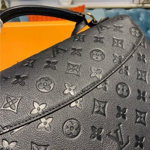 Louis Vuitton Georges MM Monogram Empreinte Leather Noir