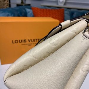 Louis Vuitton Georges BB Monogram Empreinte Leather Creme