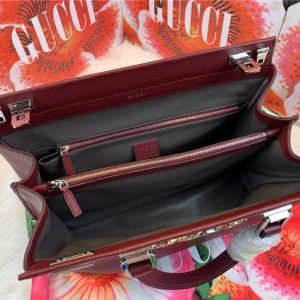 Gucci Zumi grainy leather medium top handle bag (Varied Colors)