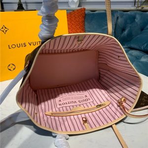 Louis Vuitton Monogram Neverfull MM Rose Ballerine Replica (Special Edition)