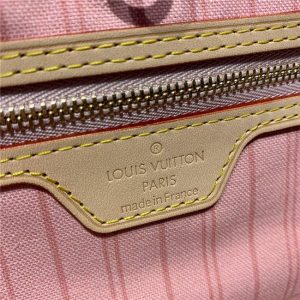 Louis Vuitton Damier Azur Replica Neverfull GM Rose Ballerine