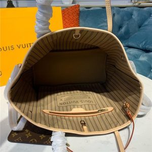 Louis Vuitton Monogram Neverfull MM Beige Replica Bag