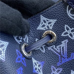 Louis Vuitton Muria Bucket Bag Navy