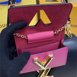 Louis Vuitton Twist MM Black / Fuchsia