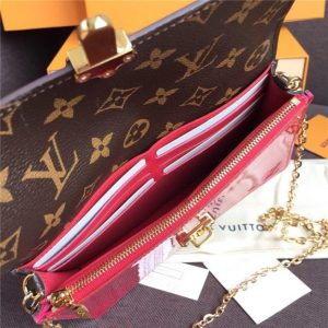 Louis Vuitton Cherrywood Chain Wallet Patent Leather (Varied Colors)