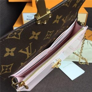 Louis Vuitton Cherrywood Chain Wallet Patent Leather (Varied Colors)