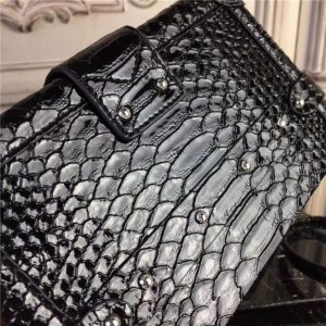 Louis Vuitton Petite Malle Black Python Skin