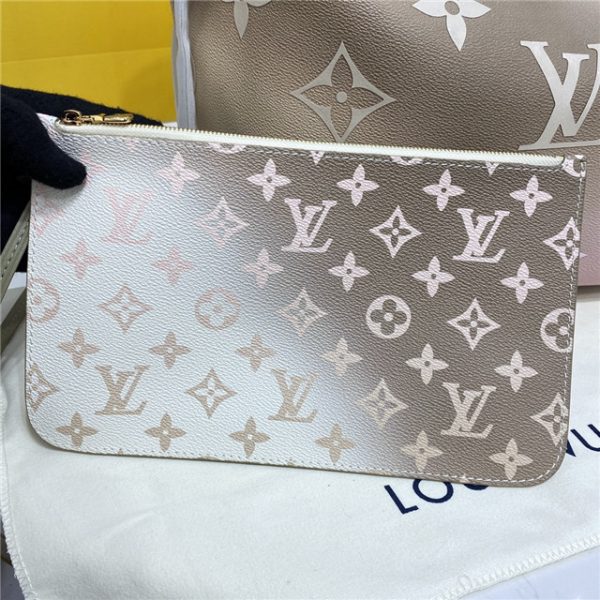 Louis Vuitton Neverfull MM Replica Sunset Khaki Tote