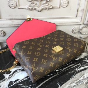 Louis Vuitton Pallas Chain Rose Litchi