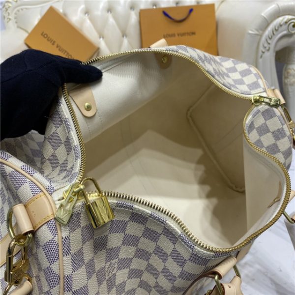 Louis Vuitton Keepall Bandouliere 45 Damier Replica Azur Canvas