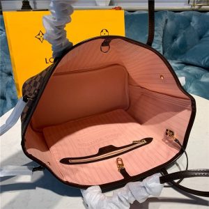 Louis Vuitton Damier Fake Neverfull MM Rose Ballerine