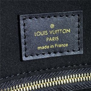 Louis Vuitton Fold Tote MM Noir Wine Creme
