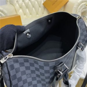 Louis Vuitton Keepall Bandouliere 45 Damier Graphite Canvas