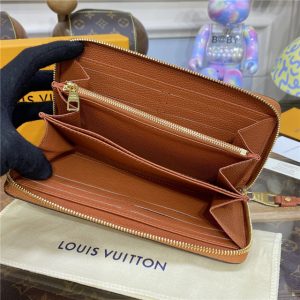 Louis Vuitton Zippy Wallet Cognac Brown