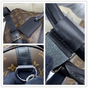 Louis Vuitton Keepall Replica Bandouliere 45 Monogram Macassar Canvas