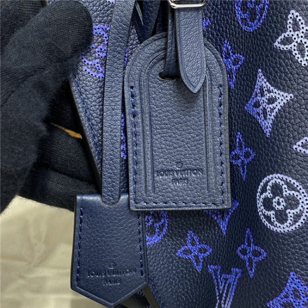 Louis Vuitton Muria Bucket Bag Navy