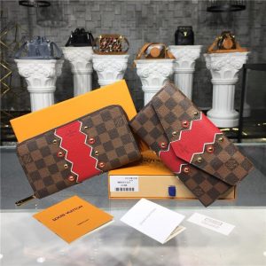 Louis Vuitton Zippy Wallet Damier Ebene Canvas