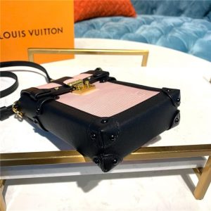 Louis Vuitton Pochette Trunk Verticale Epi Leather Rose Ballerine