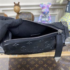 Louis Vuitton Side Trunk Black Leather