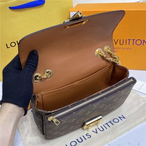 Louis Vuitton Marceau Chain Handbag Caramel