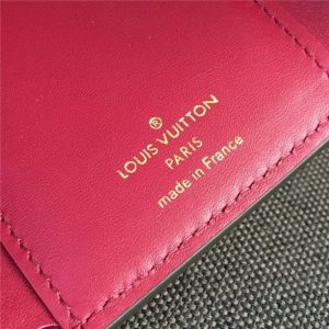 Louis Vuitton Croisette Compact Wallet Damier Ebene Lie De Vin