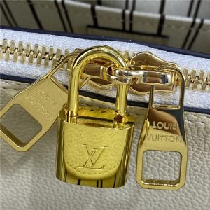 Louis Vuitton Montaigne MM Monogram Empreinte Leather New Creme