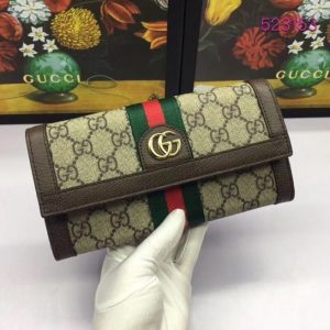 Gucci Supreme Ophidia GG Continental Wallet